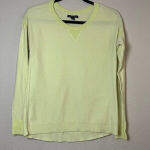American Eagle Outfitters‎ Sweater Top, Long Sleeve Knit, Chartreuse S/P